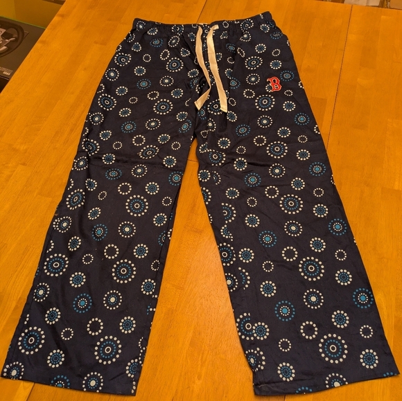 Red Sox Blue Patterned Sleep Pants - Picture 1 of 5